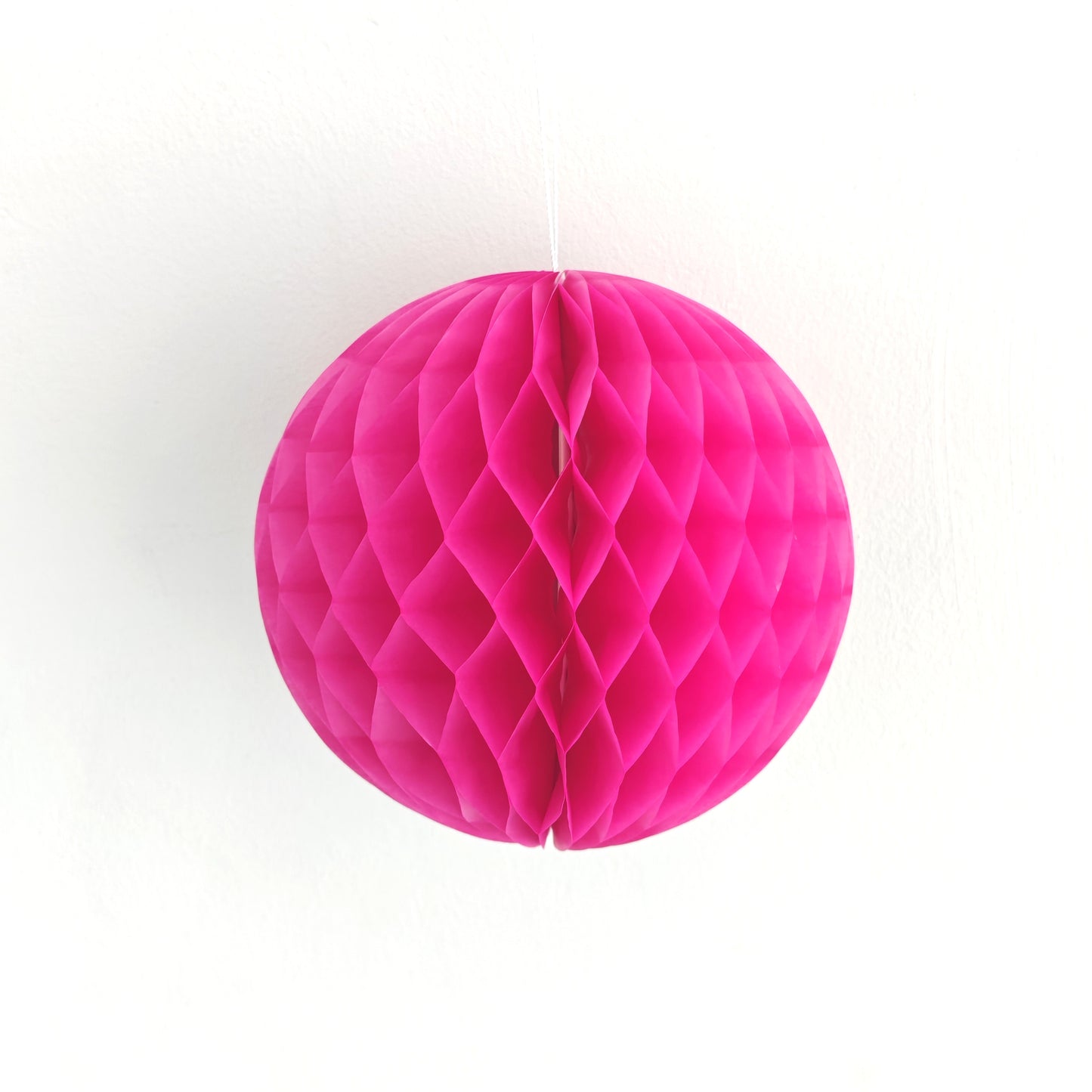 Honeycomb Paper Lantern 15cm - Fuchsia (2 Pieces)