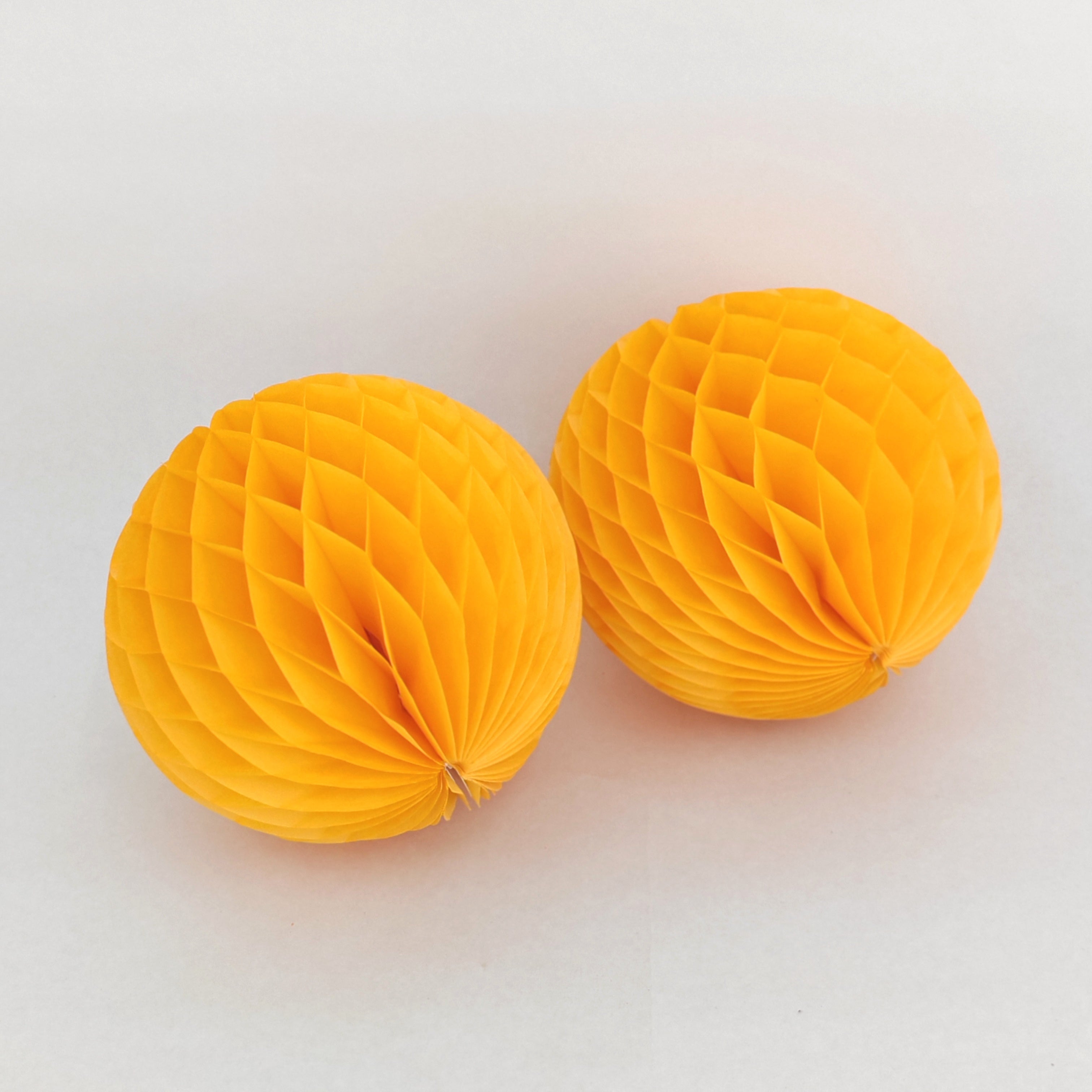 Honeycomb Paper Lantern 15cm - Peach (2 Pieces)