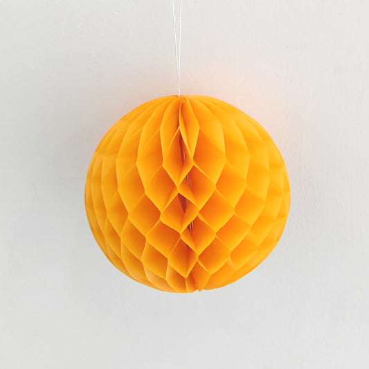Honeycomb Paper Lantern 15cm - Peach (2 Pieces)