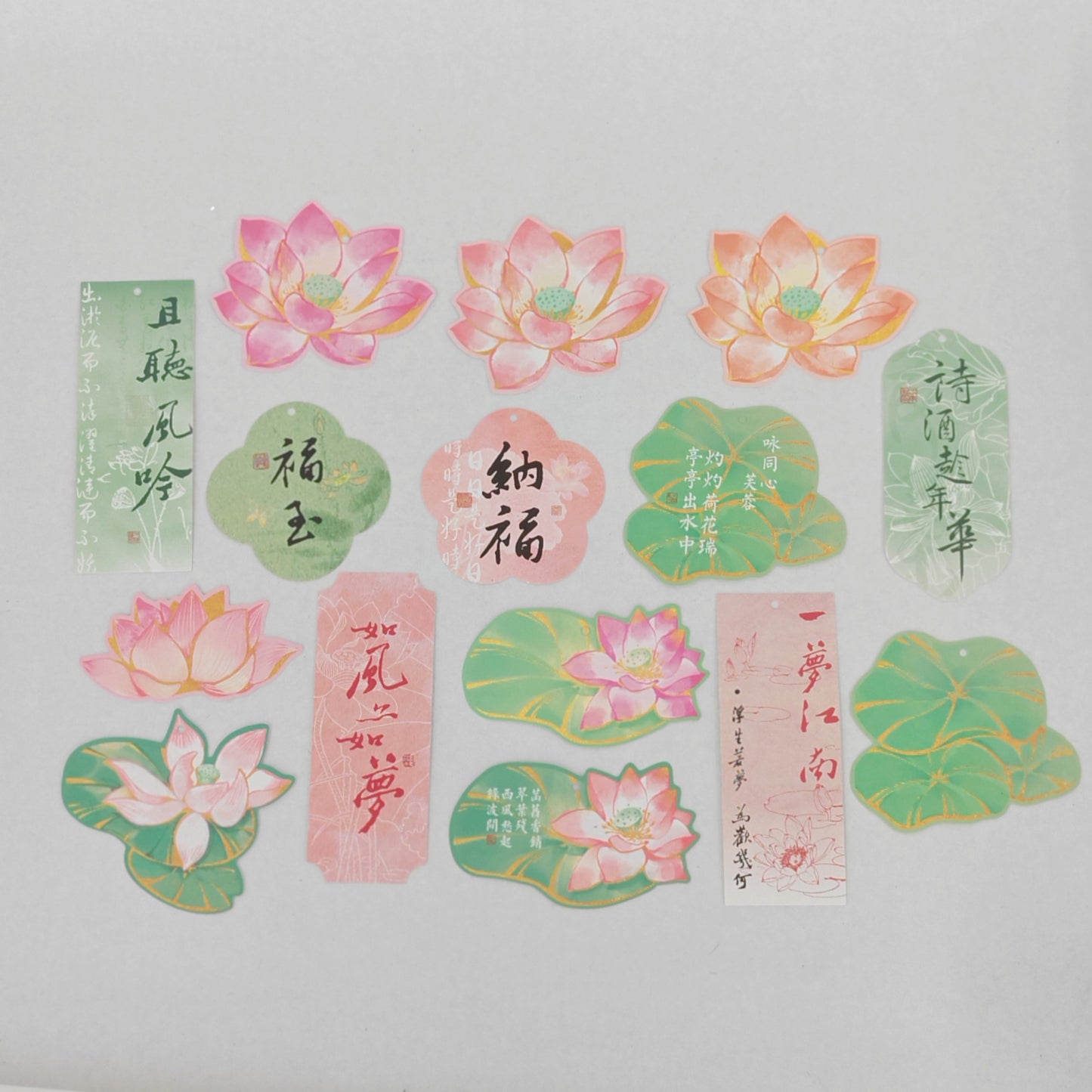 CNY Hanging Cards - Lotus Flower