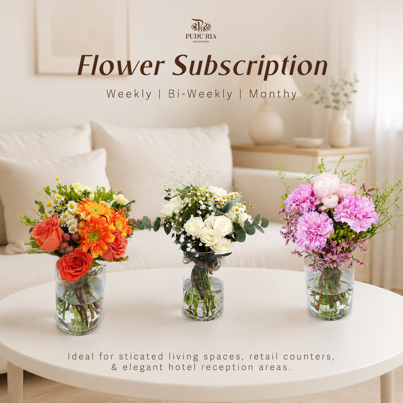 Flower for Living Hall