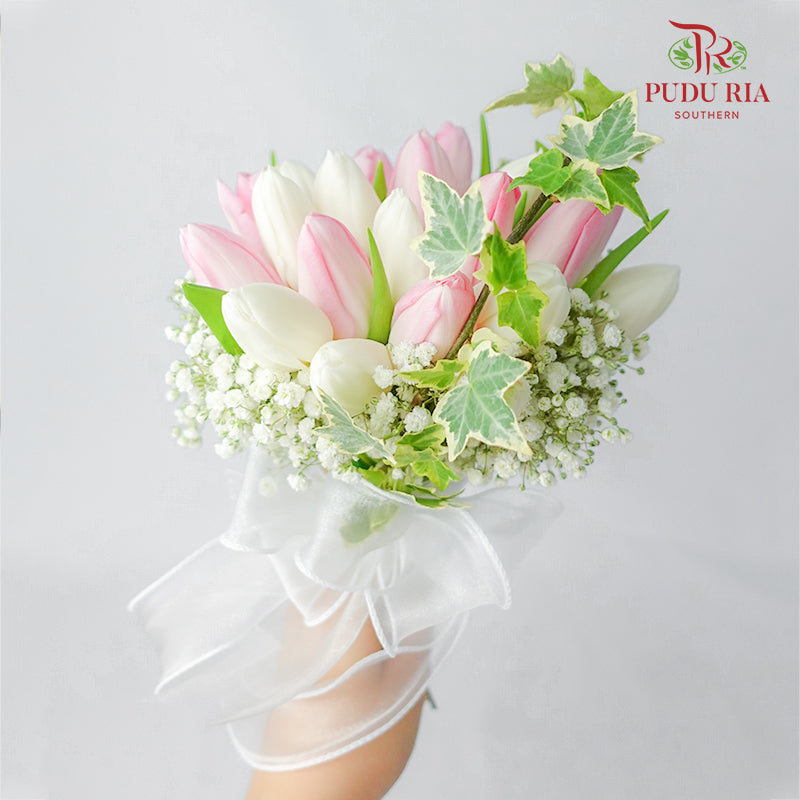 Tulip wedding bouquet (20 Stems) - Pudu Ria Florist Southern