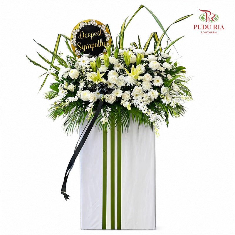 Condolence Flower Arrangement Stand #39