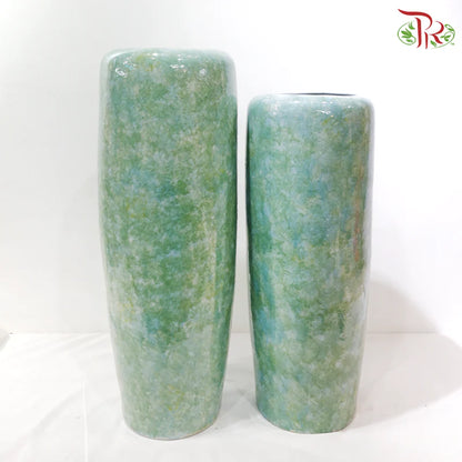 Bicolour Green & Turquoise Vase