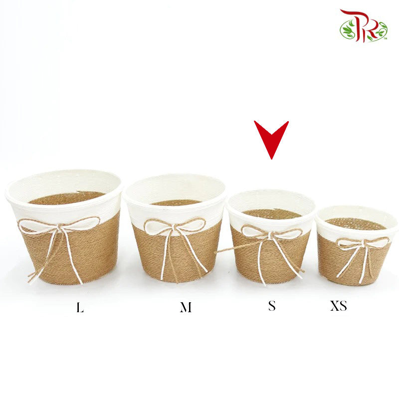 Round Basket Brown