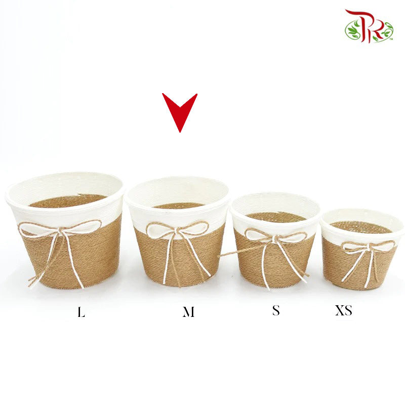 Round Basket Brown