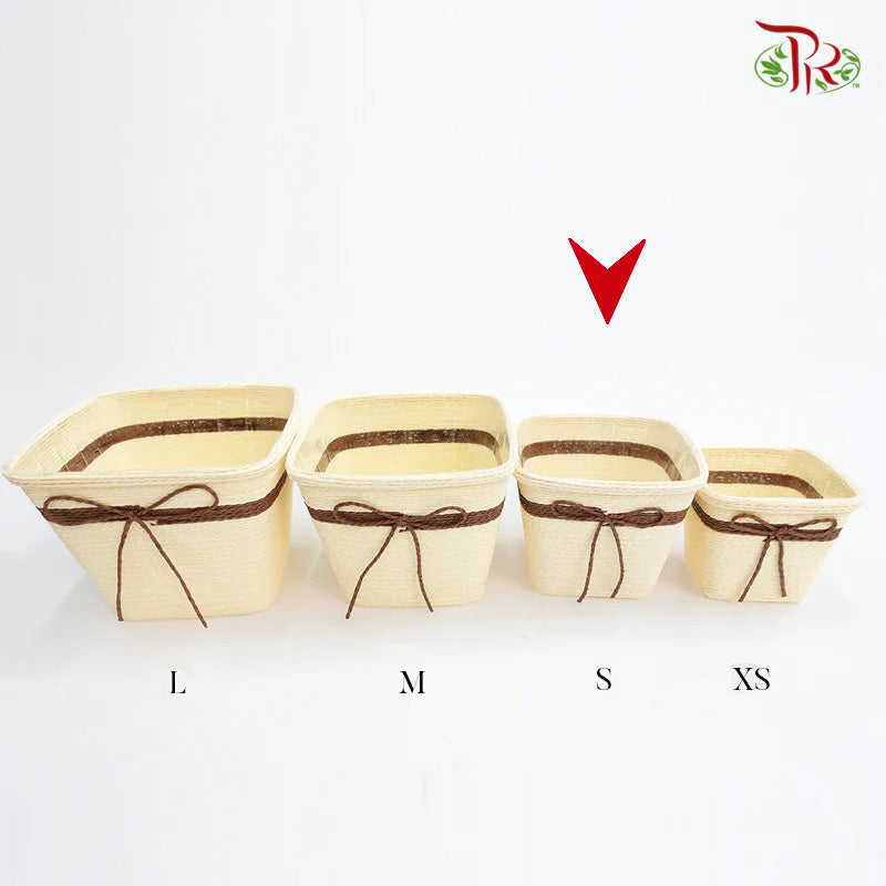 Square Basket Cream