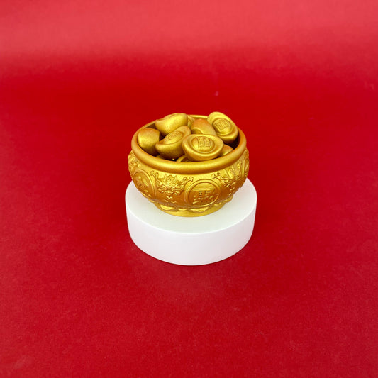 Treasure Bowl With Gold Ingot