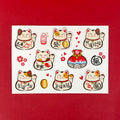 Lucky Cat Paper deco (Per Pack)