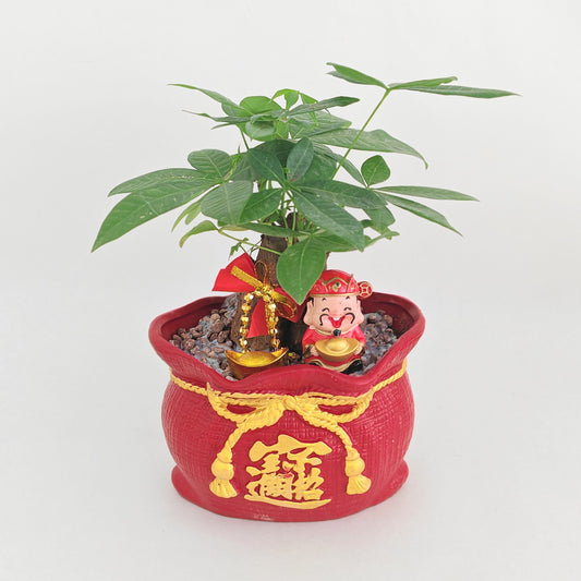 CNY26-GF9 Treasure Bag - Red