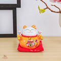 4.5" Lucky Cat Orange 財運亨通 - FBA135#4