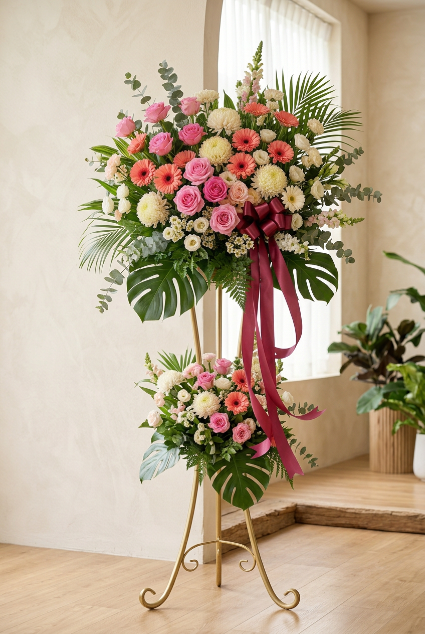 Vertical flower stand image