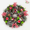 Christmas Wreath - Red - Pudu Ria Florist Southern