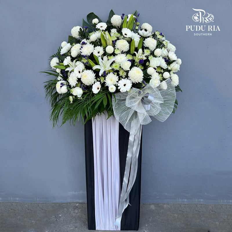 Condolence Flower Arrangement Stand #10 - Pudu Ria Florist Southern