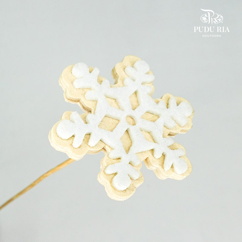 Stick Xmas Deco (Snowflake) - per stems - Pudu Ria Florist Southern