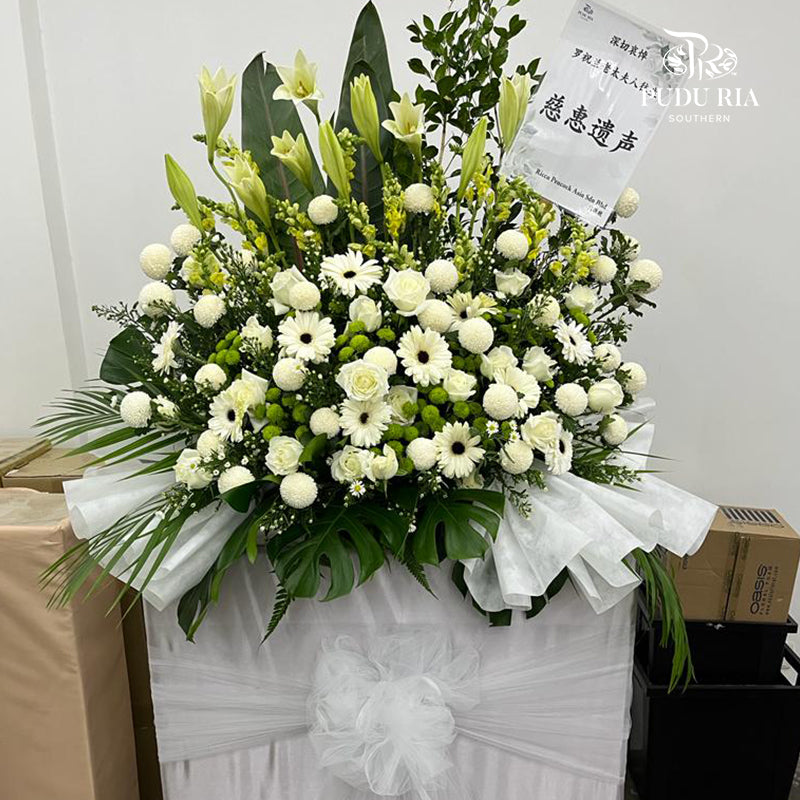 Condolence Flower Arrangement Stand #13 - Pudu Ria Florist Southern