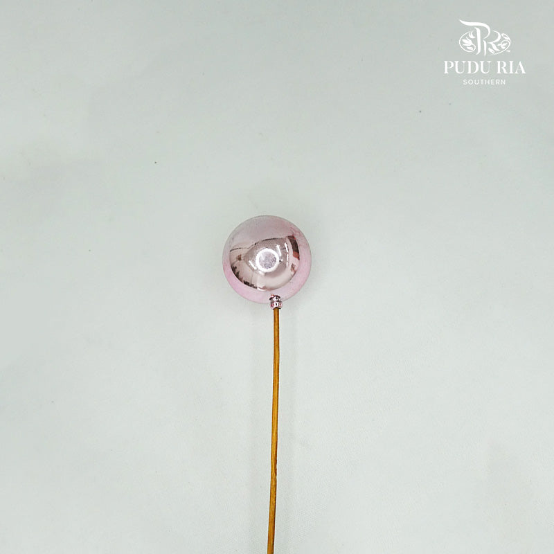 Stick Xmas Deco (Light Pink Bauble) - per stems - Pudu Ria Florist Southern