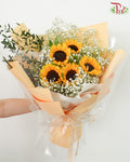 Sunflower Bouquet (5 stems) - Pudu Ria Florist Southern