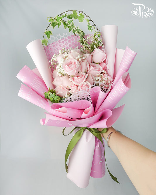 Pink Rose Bouquet - Pudu Ria Florist Southern