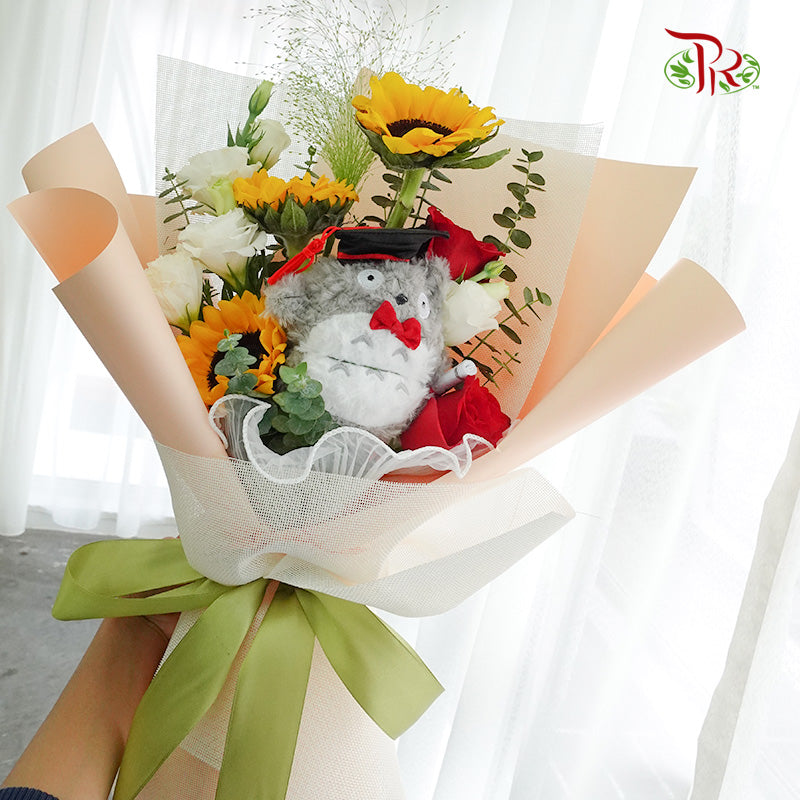 Graduation Bouquet (3 stems Sunflower) - Pudu Ria Florist Southern