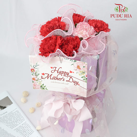 Carnation Bouquet (20stems) - Pudu Ria Florist Southern