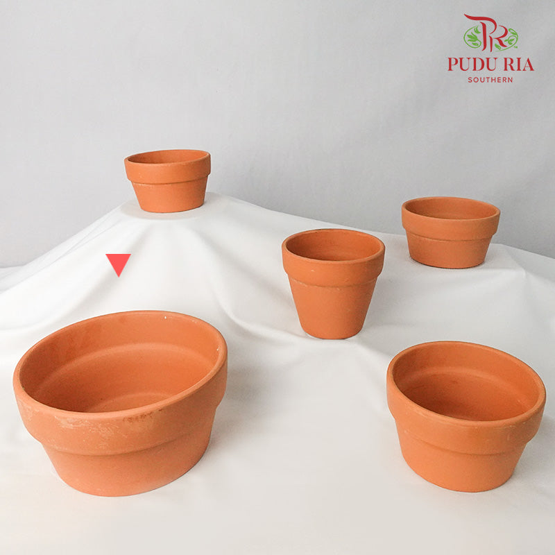 Terracota Pot Orange (L size ) - Pudu Ria Florist Southern