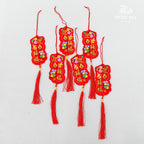 CNY Hanging Deco 迎春接福 (5-6Pcs) - Pudu Ria Florist Southern