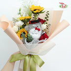 Graduation Bouquet (3 stems Sunflower) - Pudu Ria Florist Southern