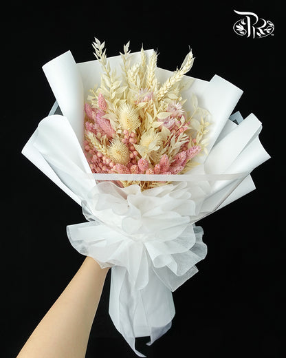 Pink Dried Flower Bouquet - Pudu Ria Florist Southern