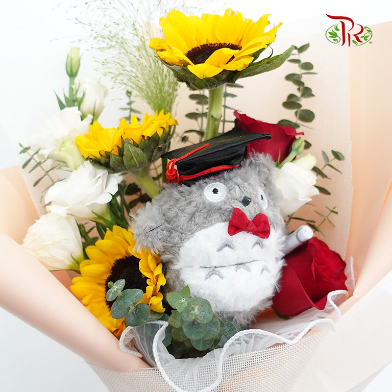 Graduation Bouquet (3 stems Sunflower) - Pudu Ria Florist Southern