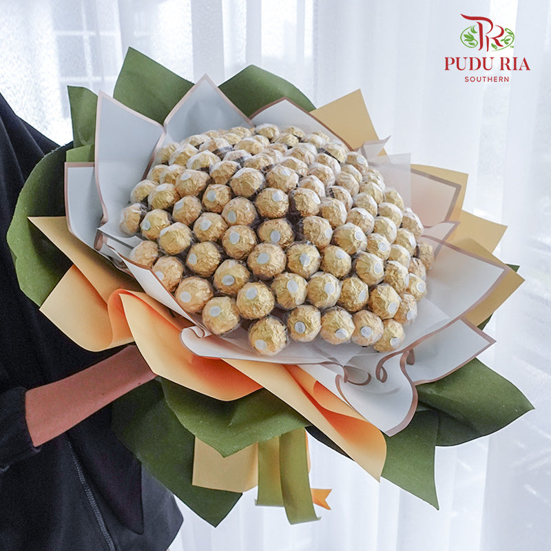 99 Ferrero Rocher Bouquet (Excluded Ferrero Rocher) - Pudu Ria Florist Southern