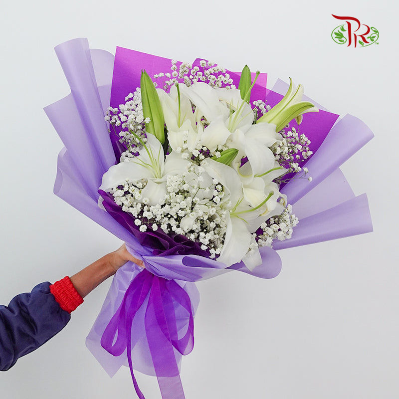 Lily Bouquet - Pudu Ria Florist Southern