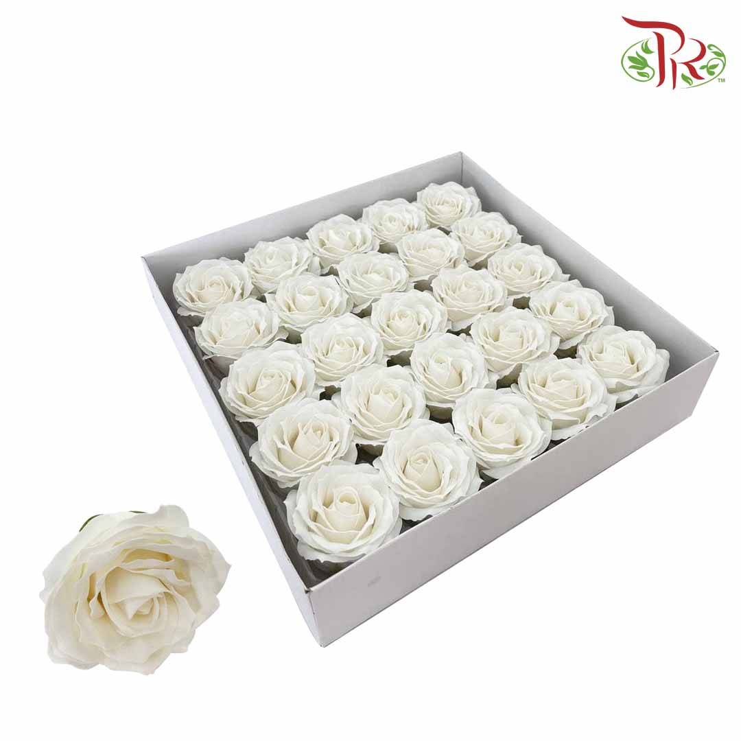 25 Bloom Premium Artificial Flower Fragrance (5 Layers) - White - Pudu Ria Florist Southern