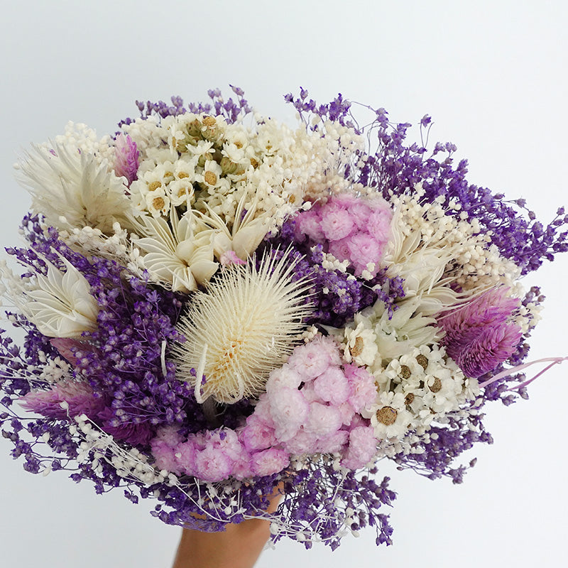 Dry Bouquet - Purple - Pudu Ria Florist Southern