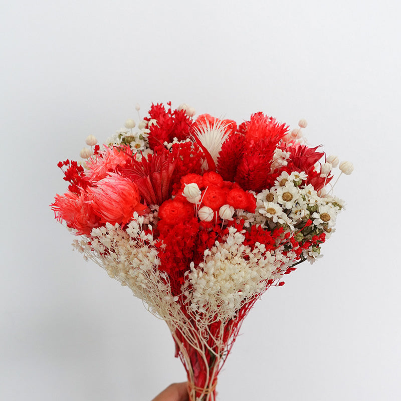 Dry Bouquet - Red - Pudu Ria Florist Southern