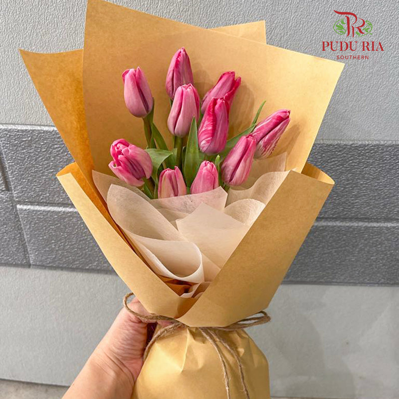 Tulip Bouquet (10 Stems) - Pudu Ria Florist Southern