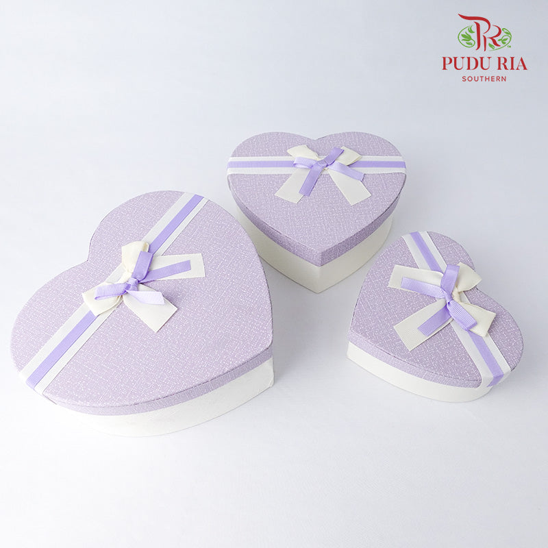 3'S/Love Shape F/ Box - Offer Item - Pudu Ria Florist Southern