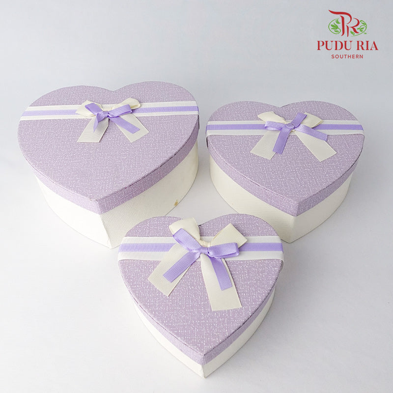 3'S/Love Shape F/ Box - Offer Item - Pudu Ria Florist Southern