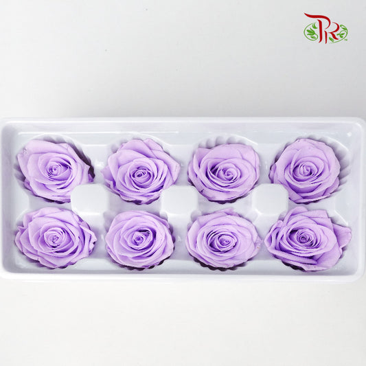 8 Bloom Preservative Rose - Lavender - Pudu Ria Florist Southern