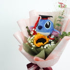 Graduation Bouquet (1 stem Sunflower) - Pudu Ria Florist Southern