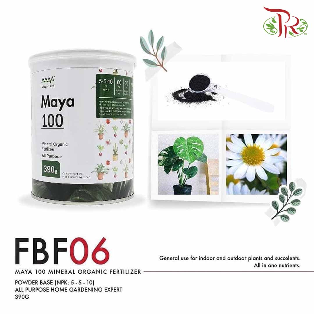 MAYA 100 Mineral Organic Fertilizer - Universal Type (390g) - Pudu Ria Florist Southern