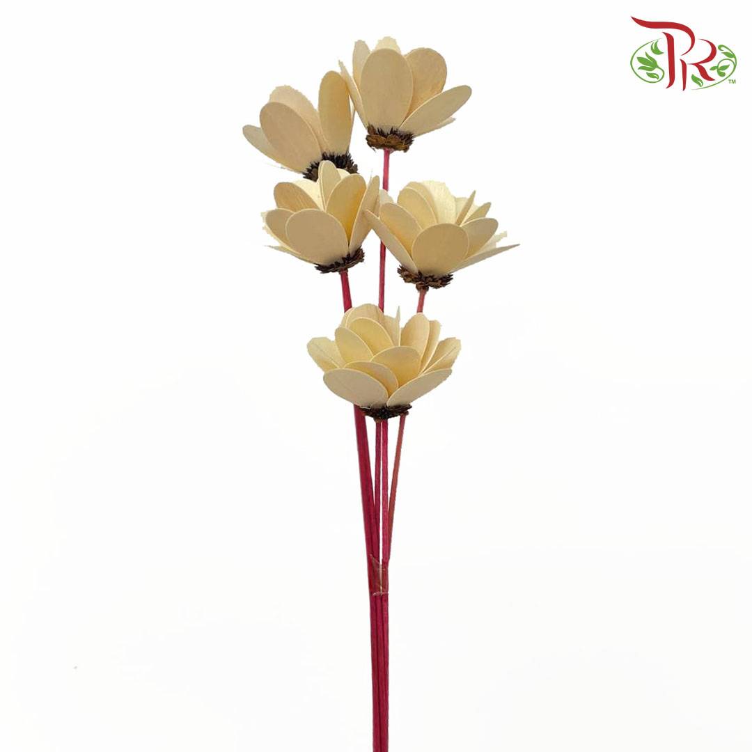 Dry Wood Rose - Yellow - Pudu Ria Florist Southern