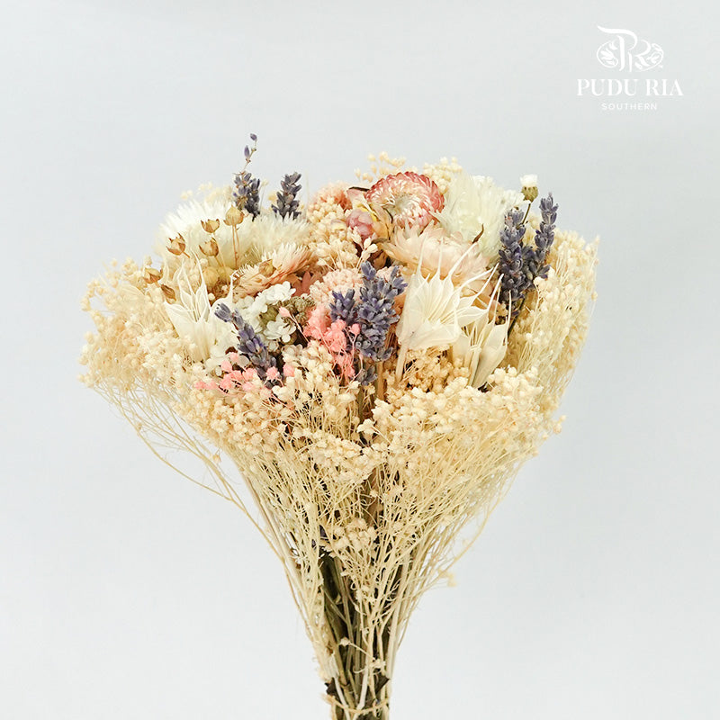 Dry Bouquet Light Pink - Pudu Ria Florist Southern