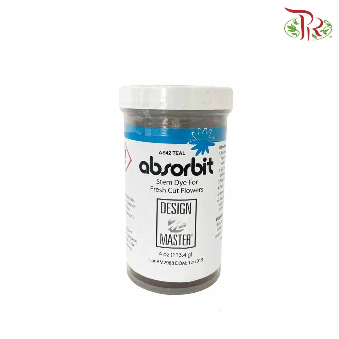 Absorbit Dyed Color AS42 Teal Blue - 71000042 - Pudu Ria Florist Southern