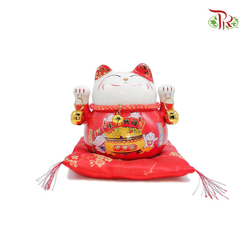4.5‘ Lucky Cat Red 生意兴隆- FBA041#6 - Pudu Ria Florist Southern