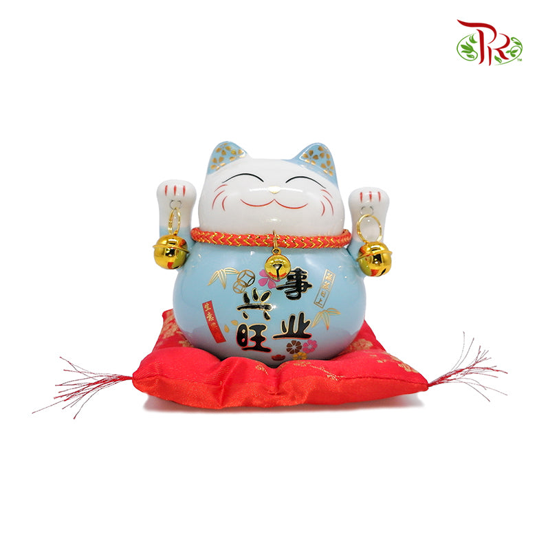 4.5‘ Lucky Cat Blue 事业兴旺- FBA041#9 - Pudu Ria Florist Southern