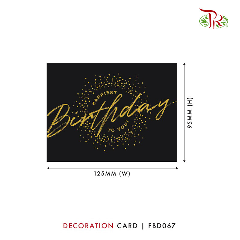 Decoration Card - FBD067 - Pudu Ria Florist Southern