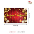 Decoration Card - FBD125 - Pudu Ria Florist Southern