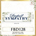 Sympathy & Condolences Card - FBD128 - Pudu Ria Florist Southern
