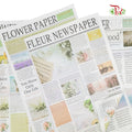 Vintage Newspaper Vintage White - FPP072#1 - Pudu Ria Florist Southern
